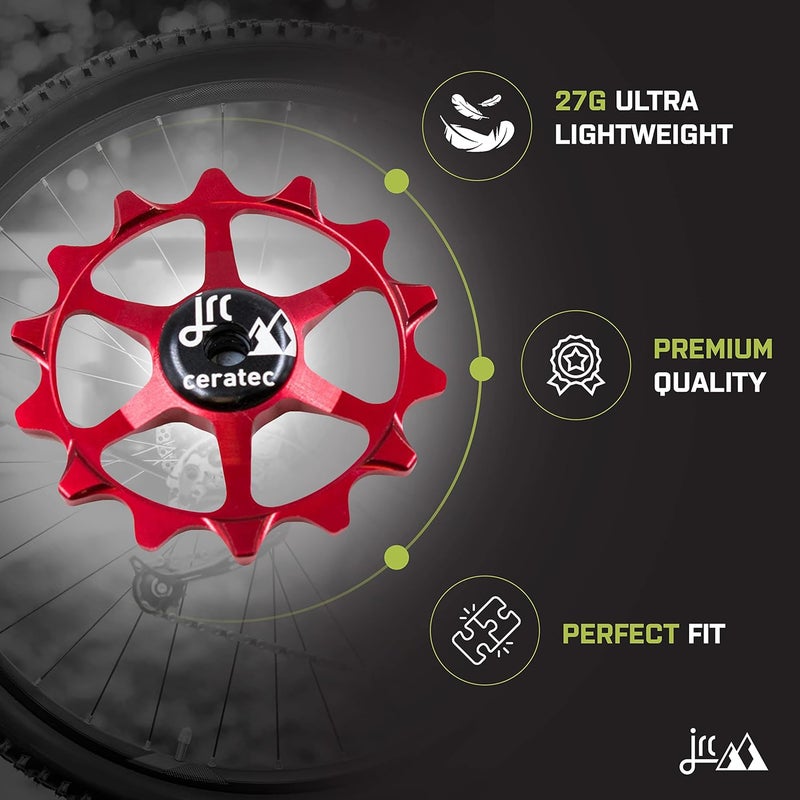 JRC Components Ceramic 14/12T Pulley Wheels for SRAM Eagle by - Image 3